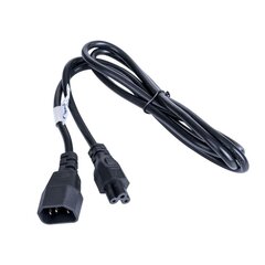 Akyga power cable for notebook AK-NB-09A clover CCA IEC C5 / C14 1.5 m cena un informācija | Kabeļi un vadi | 220.lv