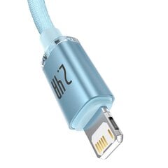 Baseus Crystal Shine USB - Lightning, 1.2 м, 2.4 A цена и информация | Кабели для телефонов | 220.lv