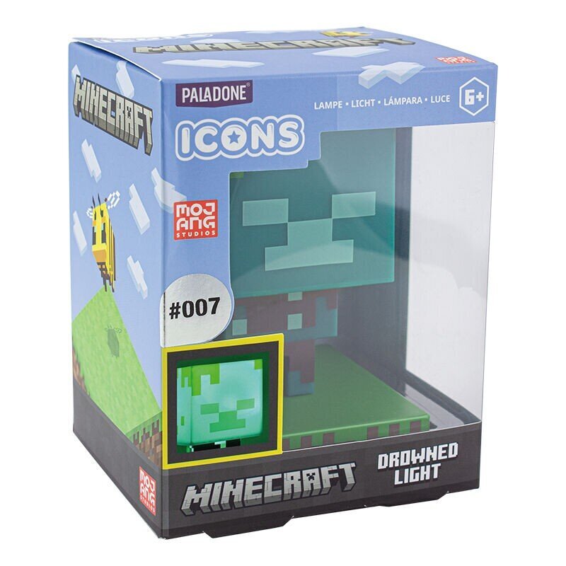 Lampa Minecraft Drowned Zombie cena un informācija | Datorspēļu suvenīri | 220.lv
