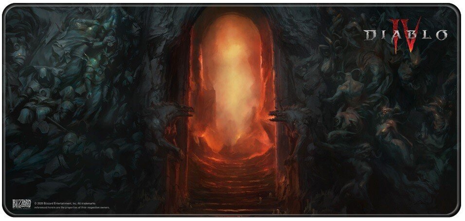 Diablo IV Gate of Hell peles paliktnis | 940x420x4mm cena un informācija | Peles | 220.lv