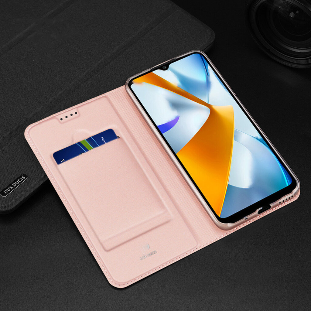 Dux Ducis Skin Pro Oppo Reno 8 Pro flip card wallet stand blue цена и информация | Telefonu vāciņi, maciņi | 220.lv