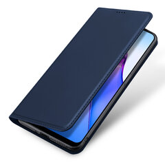 Dux Ducis Skin Pro Oppo Reno 8 Pro flip card wallet stand blue cena un informācija | Telefonu vāciņi, maciņi | 220.lv