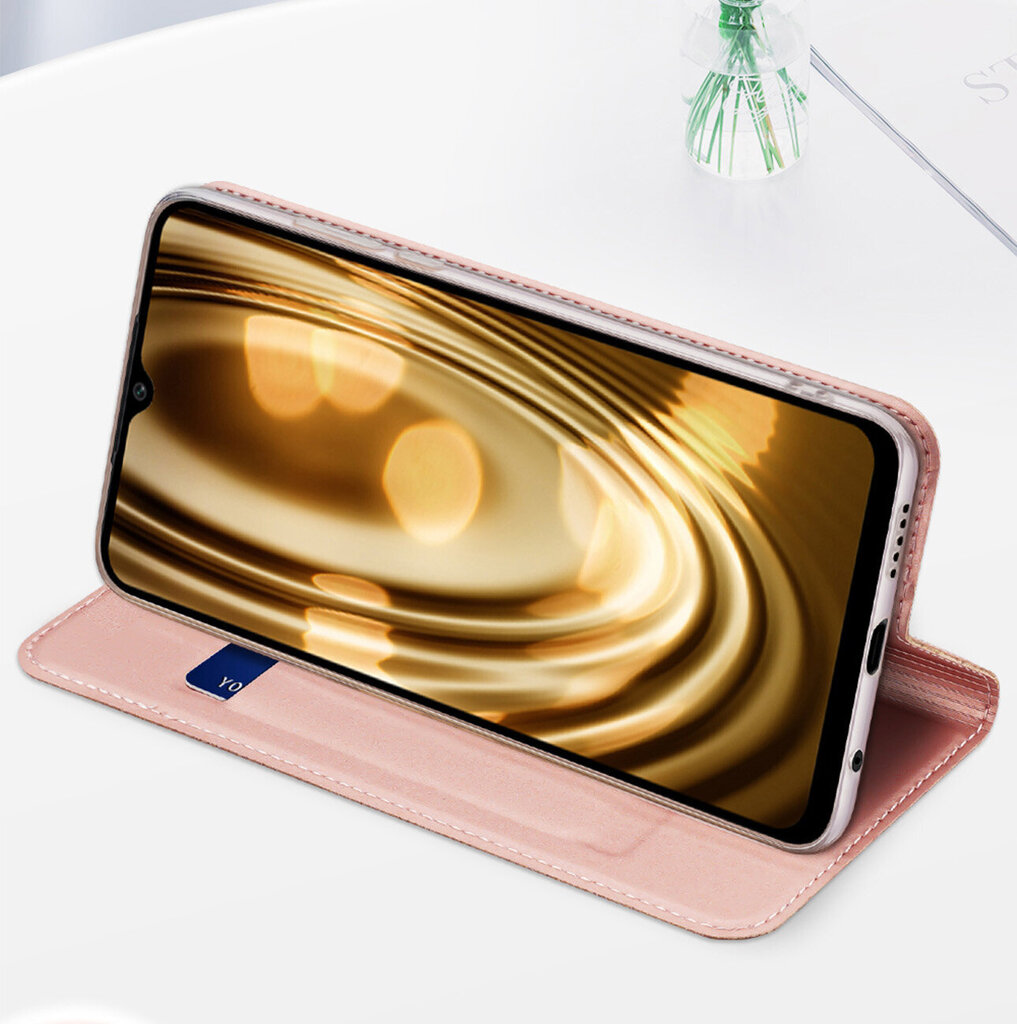 Dux Ducis Skin Pro Oppo Reno 8 Pro flip card wallet stand blue cena un informācija | Telefonu vāciņi, maciņi | 220.lv