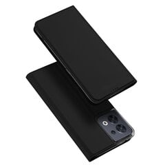 Dux Ducis Skin Pro Oppo Reno 8 flip card wallet stand Black cena un informācija | Telefonu vāciņi, maciņi | 220.lv