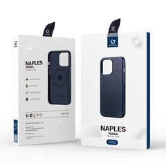 Dux Ducis Naples iPhone 14 Pro Max magnetic leather MagSafe blue цена и информация | Чехлы для телефонов | 220.lv