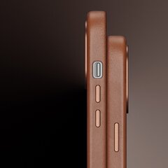 Dux Ducis Naples iPhone 14 Pro magnetic leather MagSafe brown цена и информация | Чехлы для телефонов | 220.lv