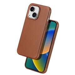 Dux Ducis Naples iPhone 14 Plus magnetic leather MagSafe brown цена и информация | Чехлы для телефонов | 220.lv
