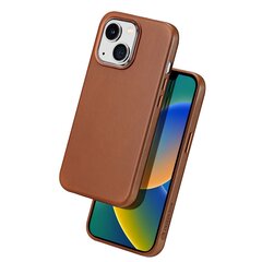 Dux Ducis Naples iPhone 14 magnetic leather MagSafe brown cena un informācija | Telefonu vāciņi, maciņi | 220.lv