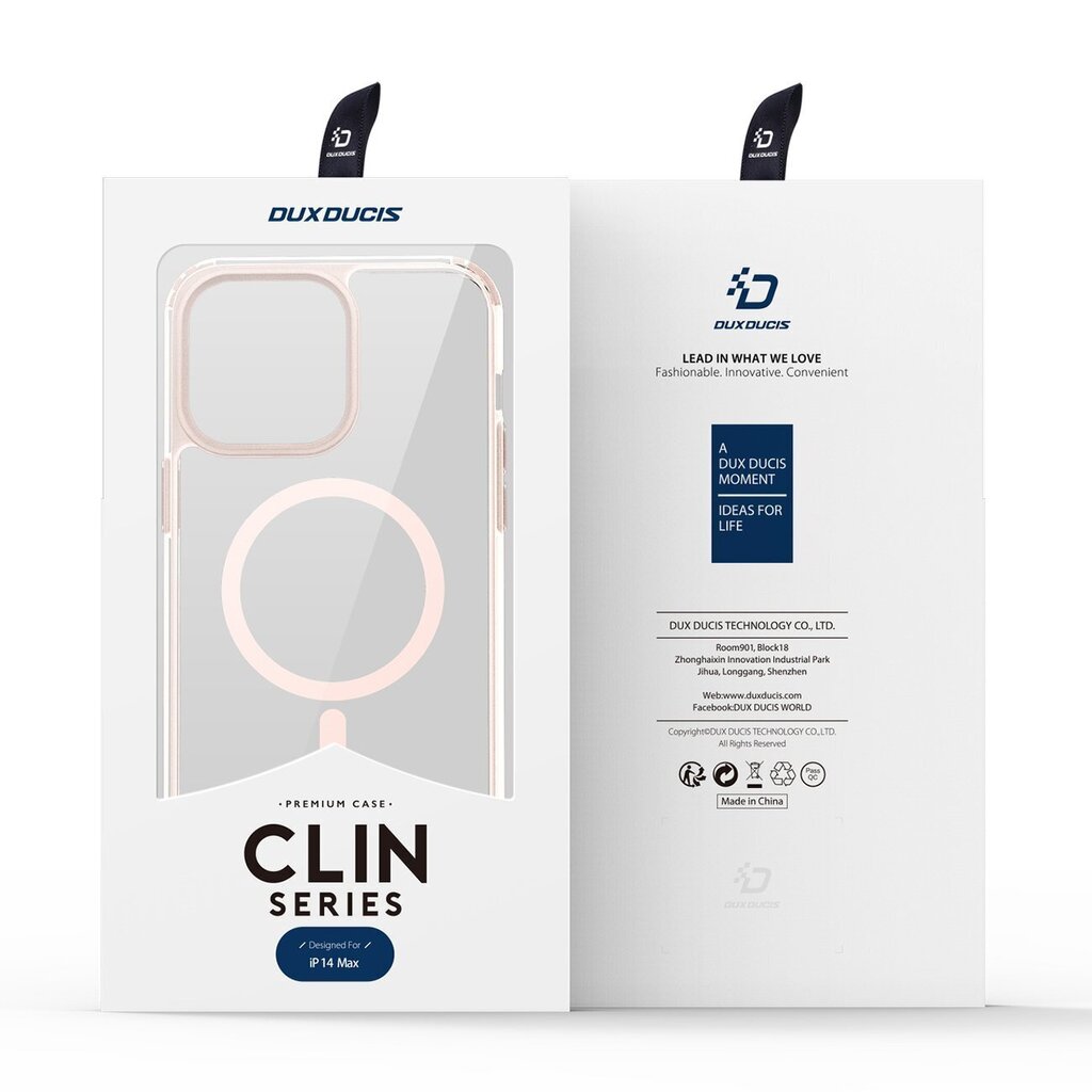 Dux Ducis Clin2 iPhone 14 Plus magnetic MagSafe pink цена и информация | Telefonu vāciņi, maciņi | 220.lv