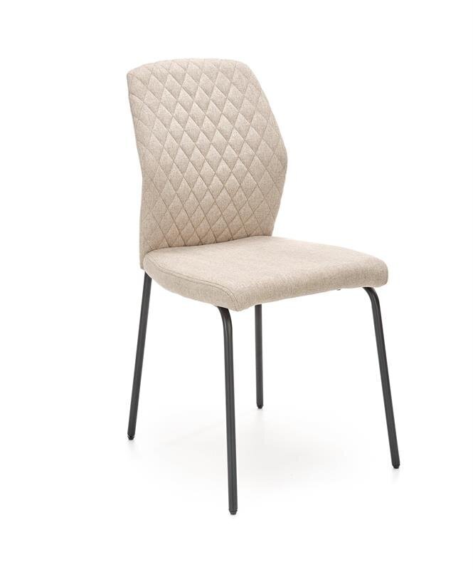 4-u krēslu komplekts Halmar K461, smilškrāsas cena un informācija | Virtuves un ēdamistabas krēsli | 220.lv