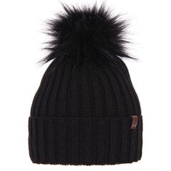 Sieviešu cepure Need 4You, melna, merino wool цена и информация | Женские шапки | 220.lv