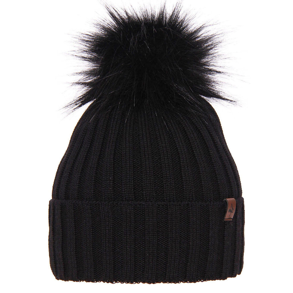 Sieviešu cepure Need 4You, melna, merino wool cena un informācija | Sieviešu cepures | 220.lv