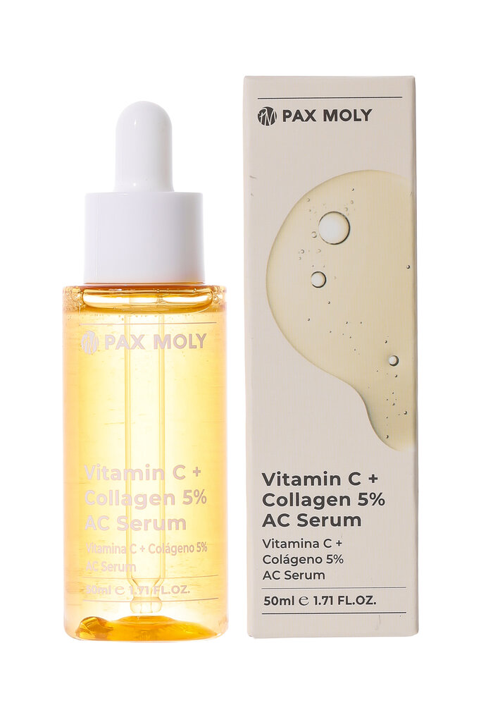 C vitamīns + kolagēns 5% AC serums Pax Moly, 50 ml cena un informācija | Serumi sejai, eļļas | 220.lv