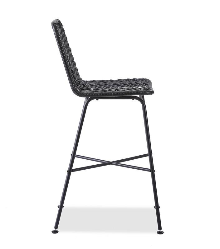 4-u bāra krēslu komplekts Halmar H97, melns цена и информация | Virtuves un ēdamistabas krēsli | 220.lv