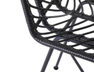 4-u bāra krēslu komplekts Halmar H97, melns cena un informācija | Virtuves un ēdamistabas krēsli | 220.lv