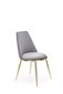 2-u krēslu komplekts Halmar K460, pelēks cena un informācija | Virtuves un ēdamistabas krēsli | 220.lv
