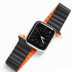 Dux Ducis Magnetic Strap Black/Orange cena un informācija | Viedpulksteņu un viedo aproču aksesuāri | 220.lv