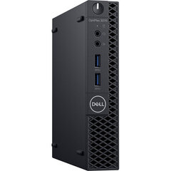 DELL OptiPlex 3070 i5-9500T Micro Intel® Core™ i5-9500T, 8GB RAM, 256GB SSD, Windows 10 Pro cena un informācija | Stacionārie datori | 220.lv