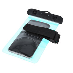 Waterproof case with armband 5,5&quot; blue цена и информация | Чехлы для телефонов | 220.lv