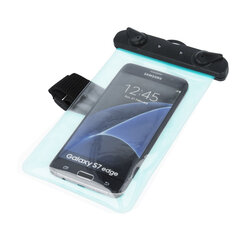 Waterproof case with armband 5,5&quot; blue cena un informācija | Telefonu vāciņi, maciņi | 220.lv