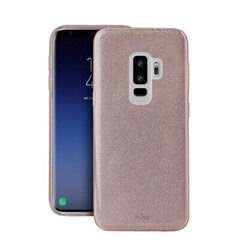 Puro Glitter Shine Samsung Galaxy S9+ (Rose Gold) (Gold) cena un informācija | Telefonu vāciņi, maciņi | 220.lv