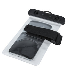 Waterproof case with armband 5,5&quot; transparent цена и информация | Чехлы для телефонов | 220.lv