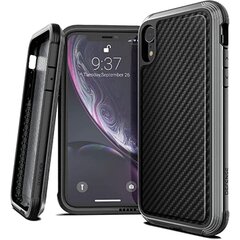 XDoria Defense Lux iPhone XR (Black Carbon Fiber) cena un informācija | Telefonu vāciņi, maciņi | 220.lv