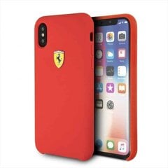 Ferrari silikona futrālis, paredzēts iPhone Xs / X (sarkans) cena un informācija | Telefonu vāciņi, maciņi | 220.lv