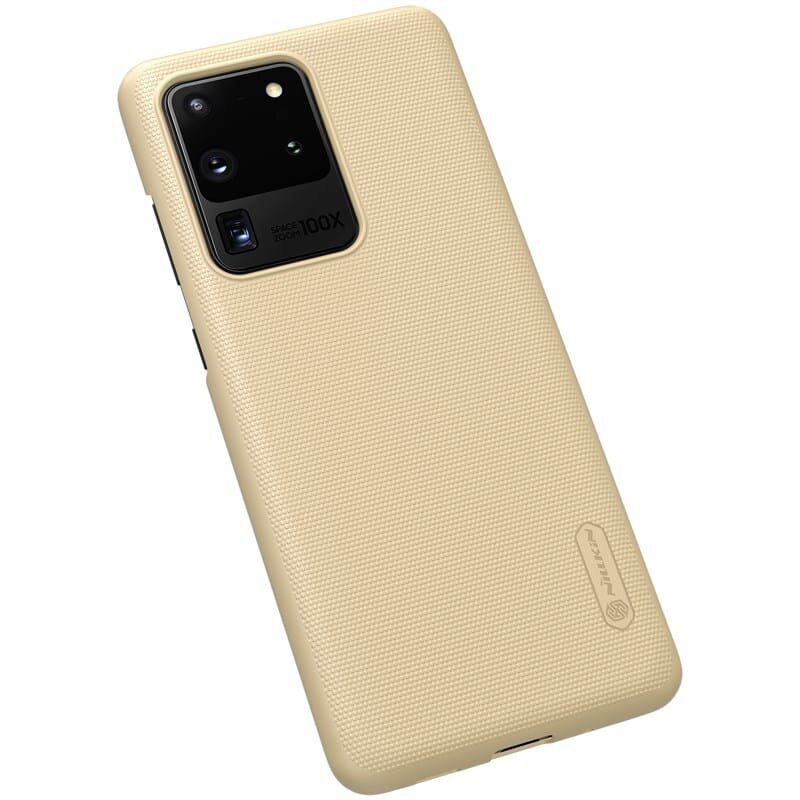 Nillkin Super Frosted Shield paredzēts Samsung Galaxy S20 Ultra, zelta cena un informācija | Telefonu vāciņi, maciņi | 220.lv