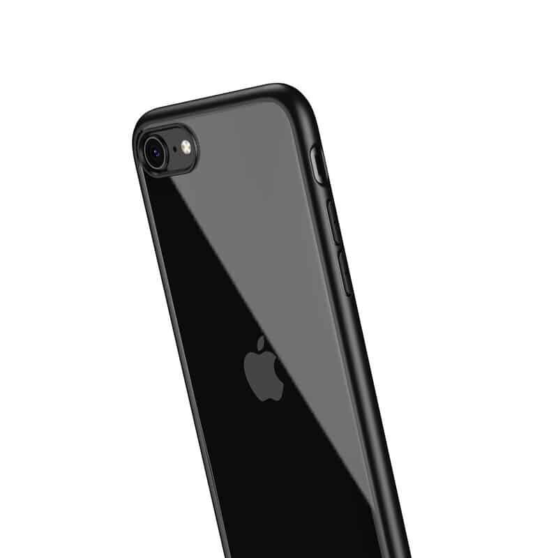 Crong iPhone SE 2020 / 8 / 7 Black cena un informācija | Telefonu vāciņi, maciņi | 220.lv