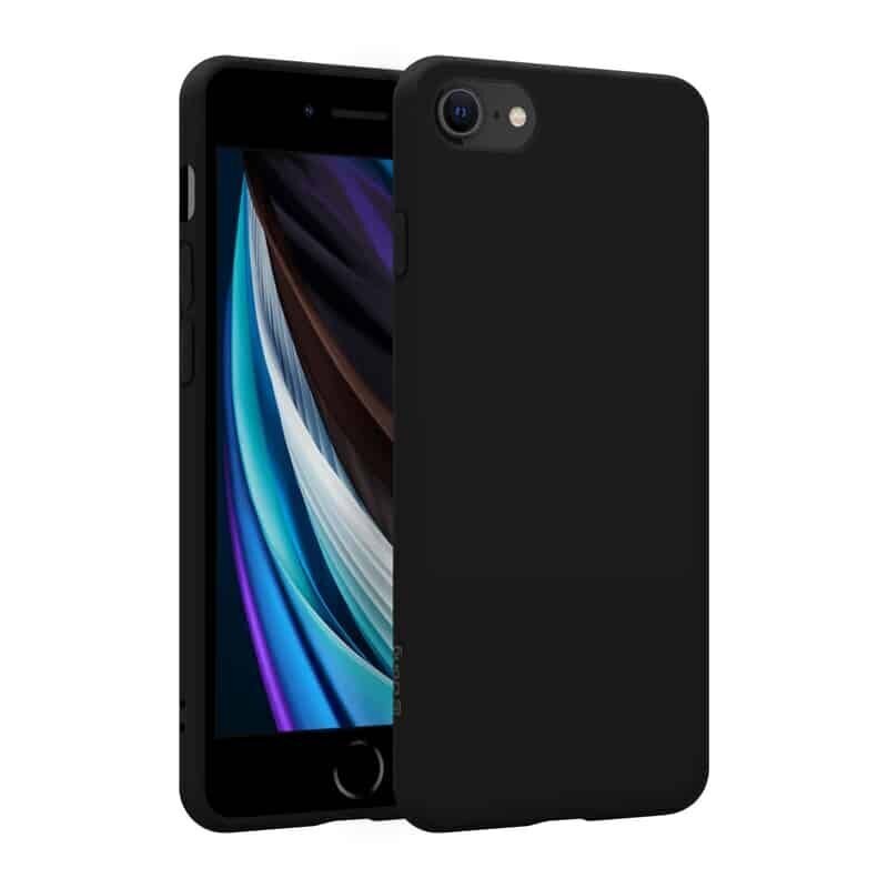 Crong Color iPhone 8/7 Black cena un informācija | Telefonu vāciņi, maciņi | 220.lv