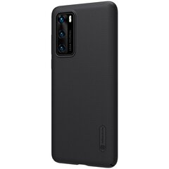 Nillkin Super Frosted Shield paredzēts Huawei P40, melns cena un informācija | Telefonu vāciņi, maciņi | 220.lv