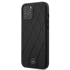 Чехол Mercedes Leather Wave Line для iPhone 12 Pro Max цена и информация | Чехлы для телефонов | 220.lv