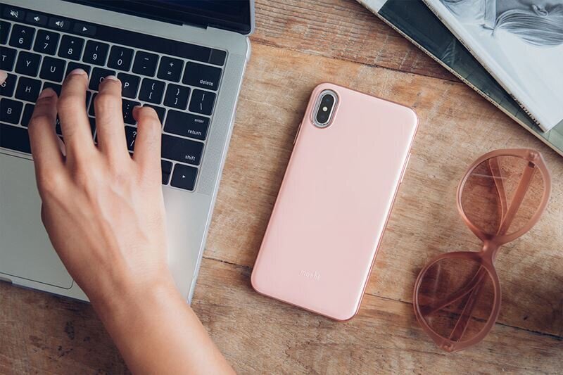 Moshi iGlaze paredzēts iPhone Xs Max, rozā cena un informācija | Telefonu vāciņi, maciņi | 220.lv