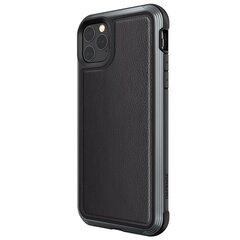 X-Doria Defense Lux iPhone 11 Pro Max, juoda cena un informācija | Telefonu vāciņi, maciņi | 220.lv