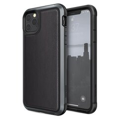 X-Doria Defense Lux iPhone 11 Pro Max, juoda cena un informācija | Telefonu vāciņi, maciņi | 220.lv