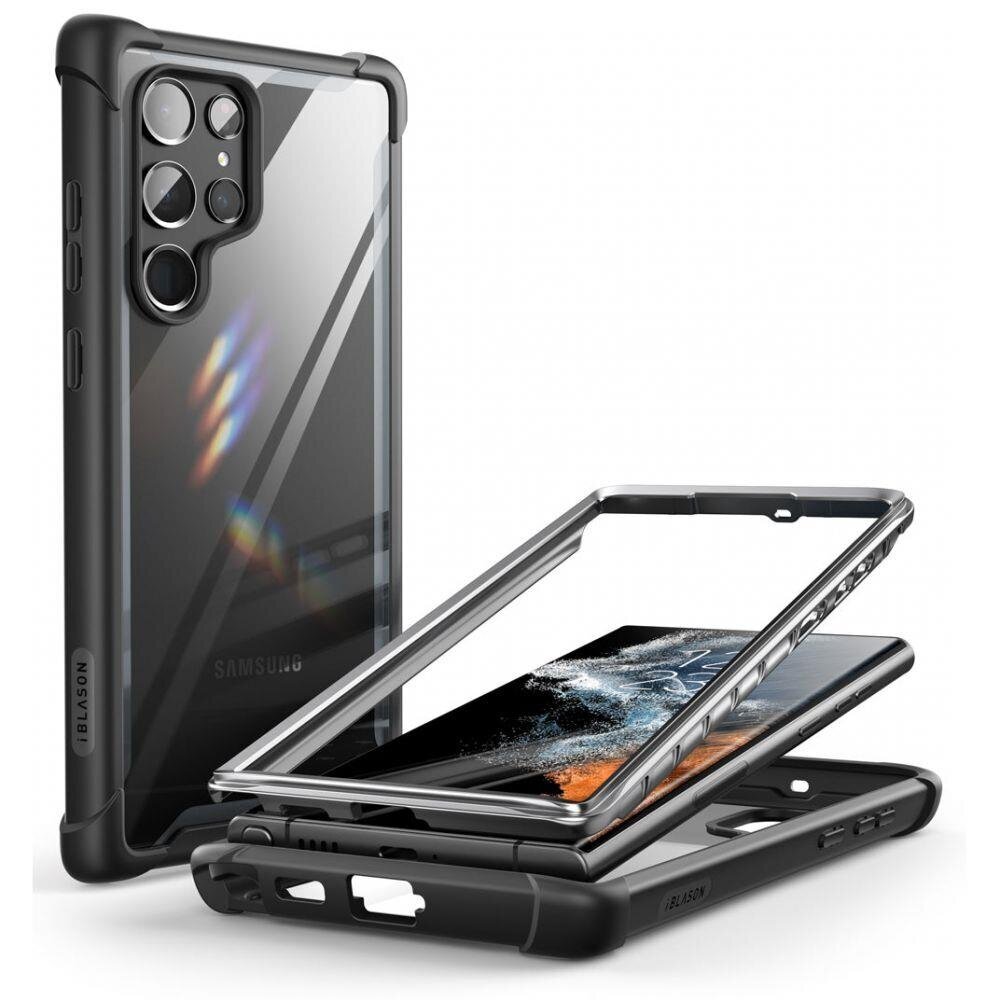 Supcase IBLSN ARES Galaxy S22 Ultra Black cena un informācija | Telefonu vāciņi, maciņi | 220.lv