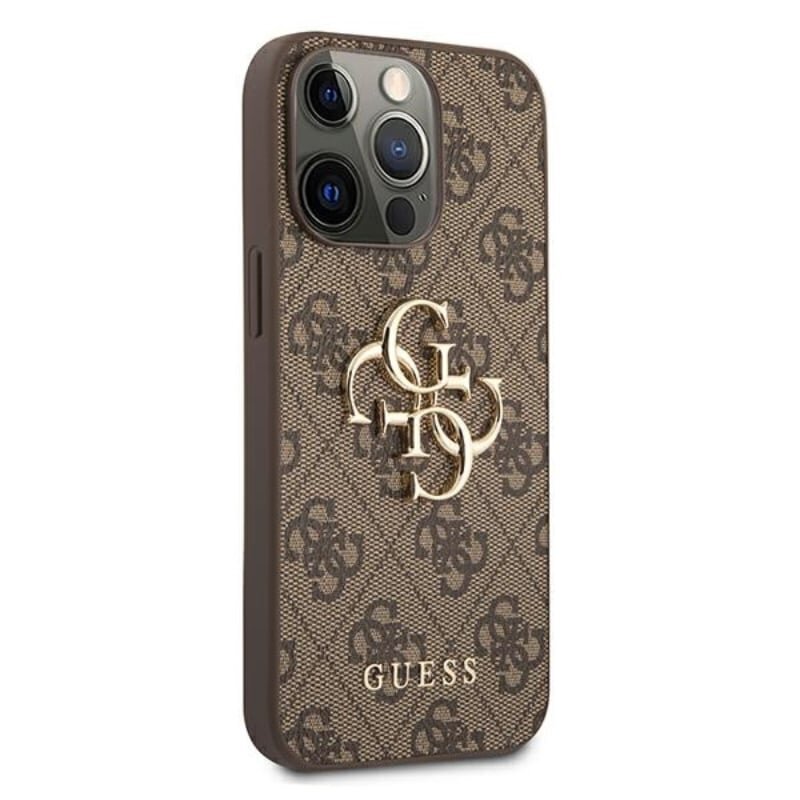 Guess 4G Big Metal Logo vāciņš, paredzēts iPhone 13 Pro Max (brūns) цена и информация | Telefonu vāciņi, maciņi | 220.lv