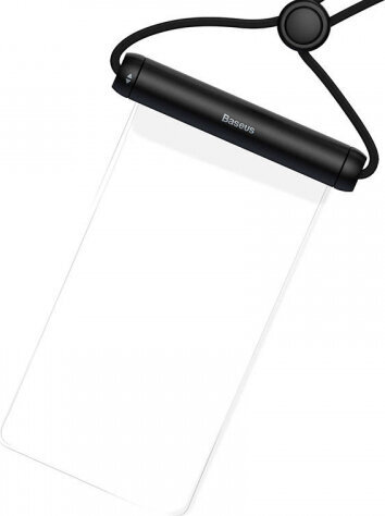 Baseus Cilindra ar bīdāmu vāku ūdensnecaurlaidīga viedtālruņa soma (melna) cena un informācija | Telefonu vāciņi, maciņi | 220.lv