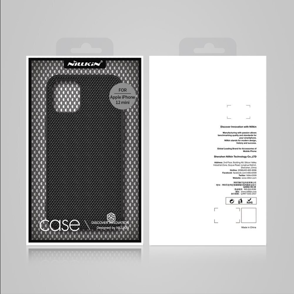 Nillkin Textured iPhone 12 mini Black cena un informācija | Telefonu vāciņi, maciņi | 220.lv