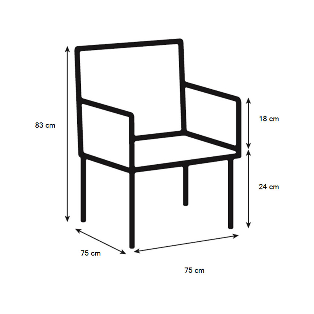 Krēsls Actona Melissa, zils cena un informācija | Atpūtas krēsli | 220.lv