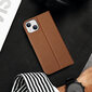 Dux Ducis Skin X2 iPhone 14 ar magnētisko atloku brūns cena un informācija | Telefonu vāciņi, maciņi | 220.lv