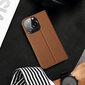 Dux Ducis Skin X2 iPhone 14 Pro ar magnētisko atloku brūns cena un informācija | Telefonu vāciņi, maciņi | 220.lv