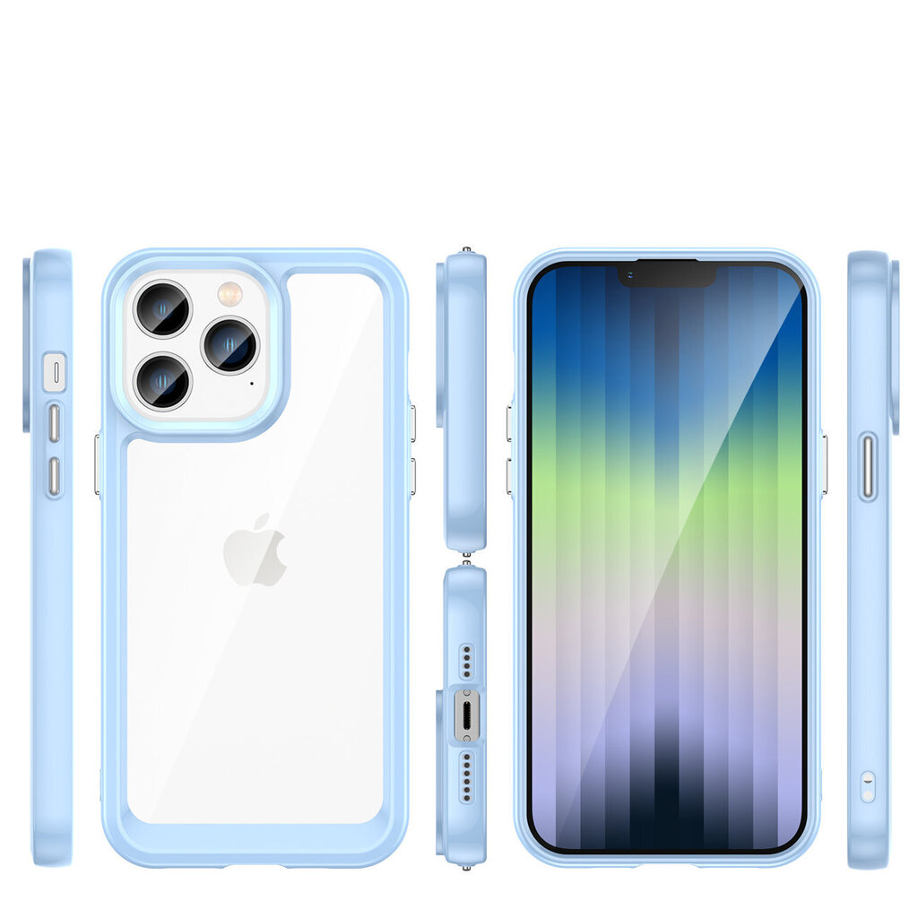 Outer Space iPhone 14 Pro blue цена и информация | Telefonu vāciņi, maciņi | 220.lv