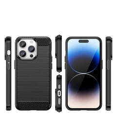 Carbon iPhone 14 Pro Black cena un informācija | Telefonu vāciņi, maciņi | 220.lv