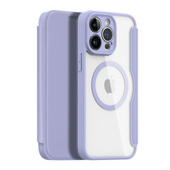 Dux Ducis Skin X Pro iPhone 14 Pro Max Magnetic MagSafe Flip Purple цена и информация | Чехлы для телефонов | 220.lv