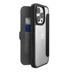 Raptic X-Doria Urban Folio iPhone 14 Pro Flip Black cena un informācija | Telefonu vāciņi, maciņi | 220.lv