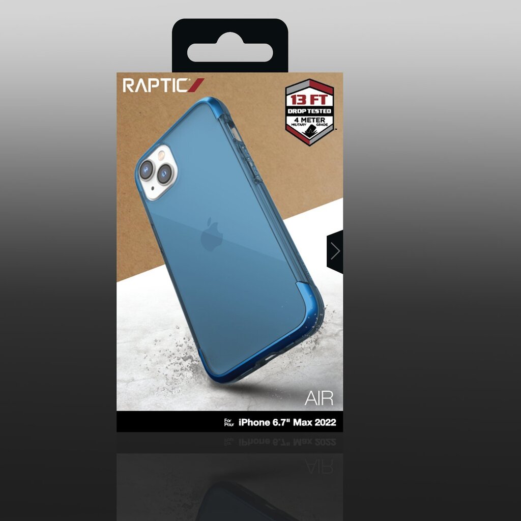 Raptic X-Doria Air iPhone 14 Plus armored blue cena un informācija | Telefonu vāciņi, maciņi | 220.lv
