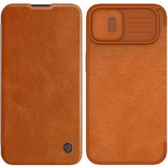 Nillkin Qin Pro Leather iPhone 14 6.1 2022 Brown цена и информация | Чехлы для телефонов | 220.lv