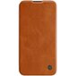 Nillkin Qin Pro Leather iPhone 14 Plus 6.7 2022 Brown cena un informācija | Telefonu vāciņi, maciņi | 220.lv